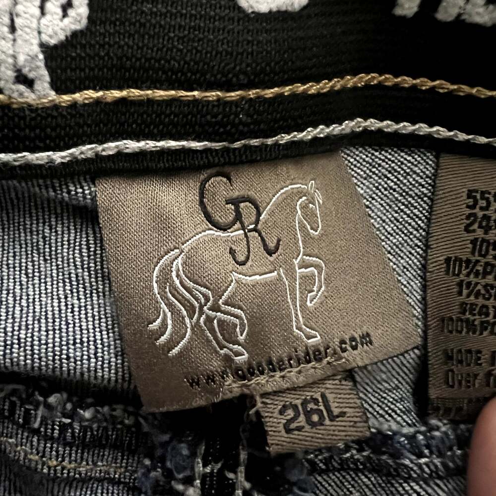 GOODE RIDER Equestrian Riding Jeans- Size 26 - Picture 2 of 9